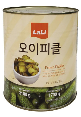 라리 오이피클 슬라이스 3.1kg