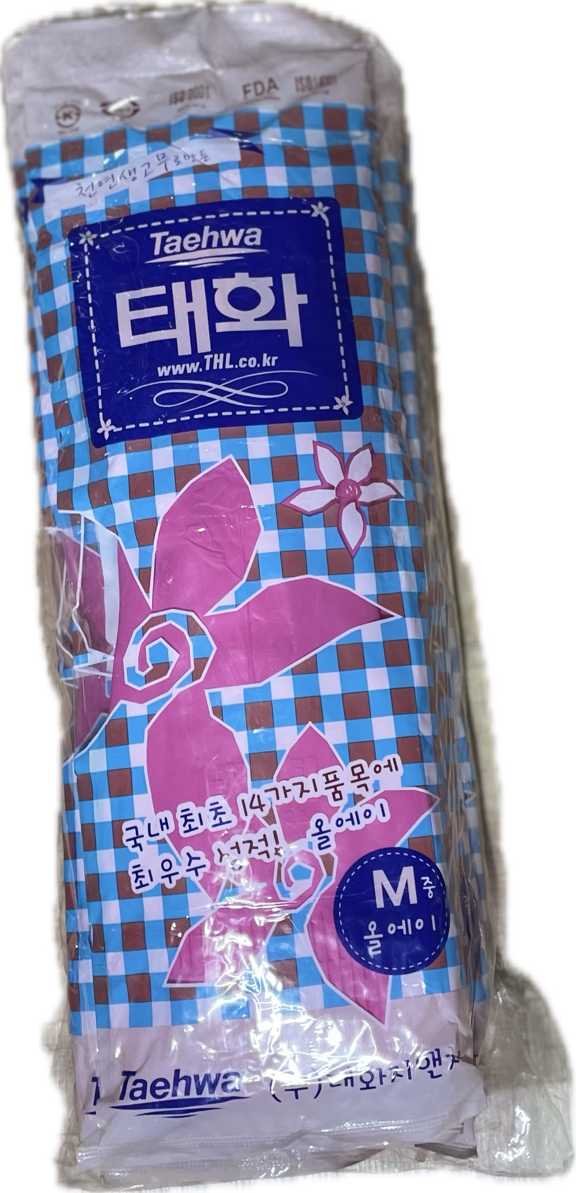 고무장갑 小 올에이/분홍