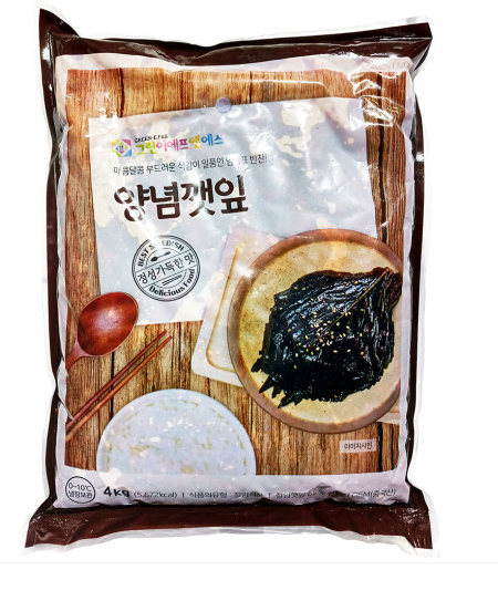 양념깻잎 4kg