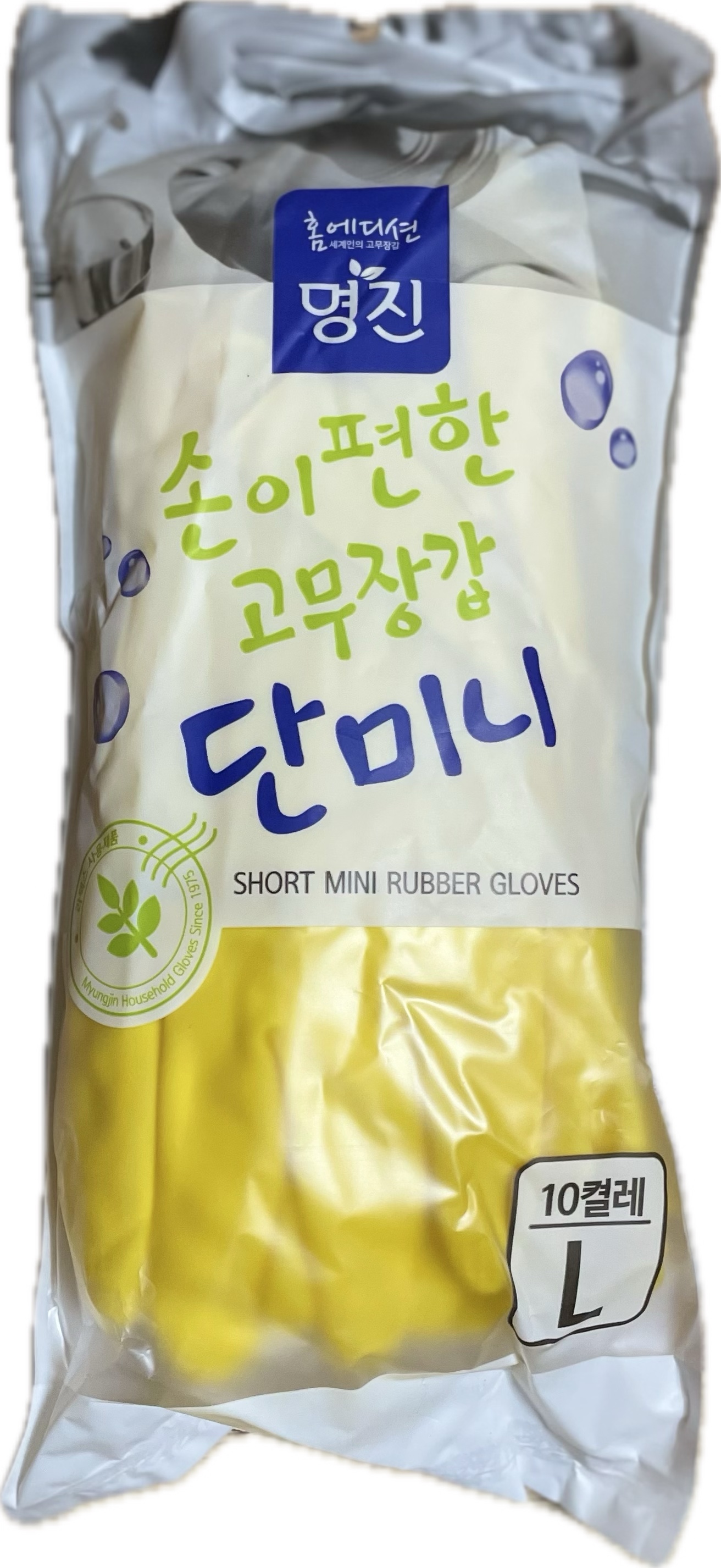 명진 단미니 고무장갑 L