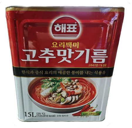 해표 고추맛기름 15L