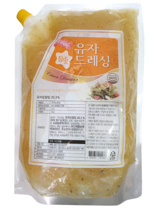 참맛 유자드레싱 2kg