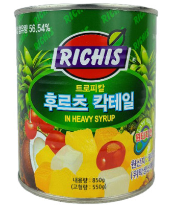 동서 리치스후르츠칵테일 836g