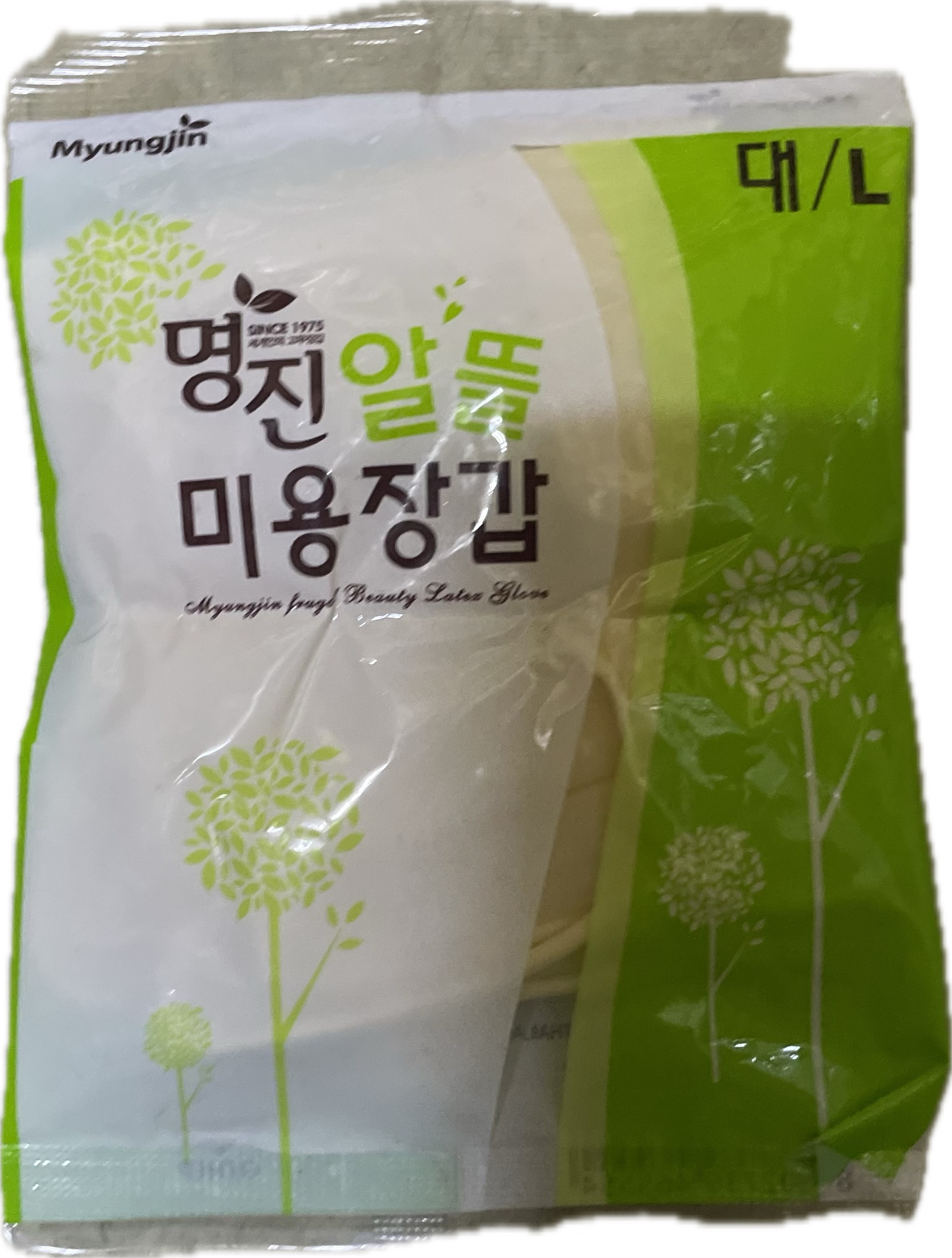 깔깔이 미용장갑 L