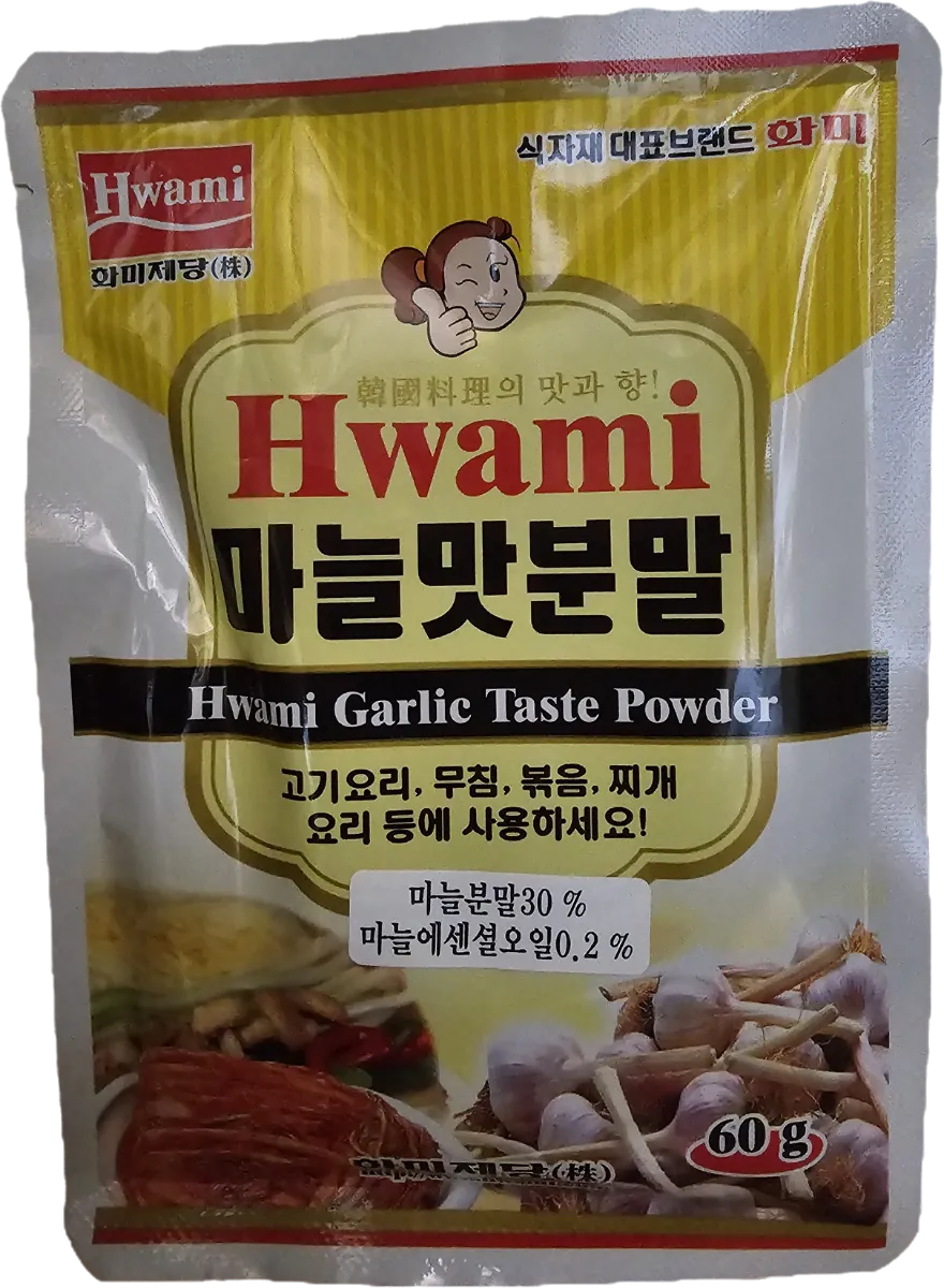 화미 마늘맛 분말 60g