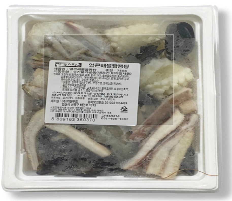지앤 얼큰해물짬뽕탕 750g