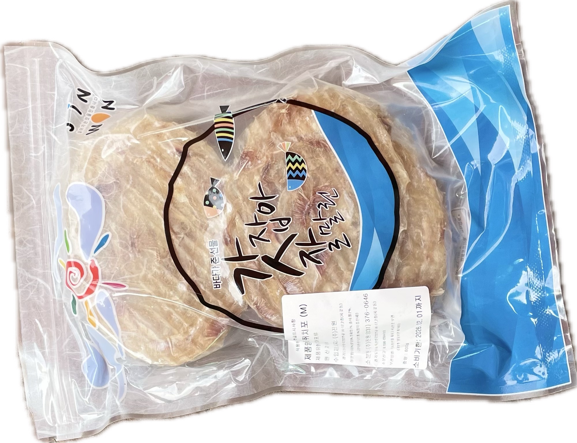 쥐포 800g(M/3L(1kg)/A급)