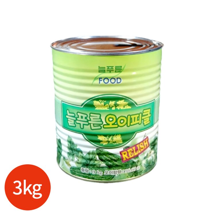 늘푸른 오이피클(렐리쉬)3kg