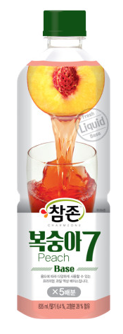 복숭아원액 835g