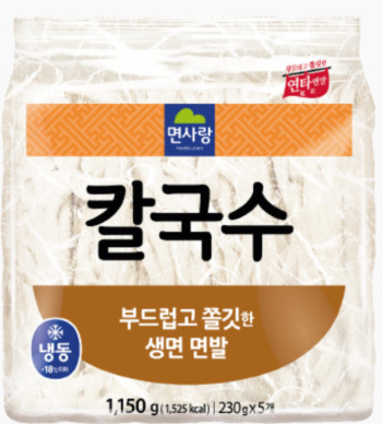 면사랑 냉동칼국수(230g x 5개 1봉)