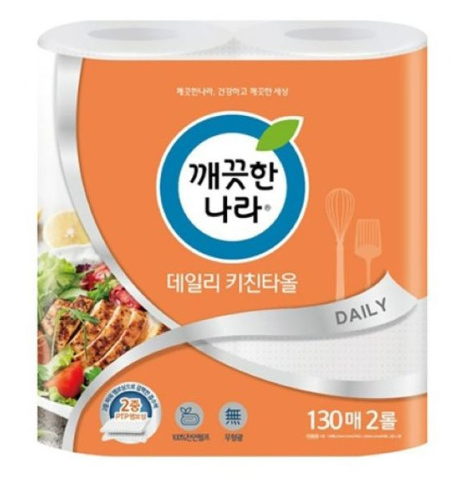 깨끗한나라 키친타올 130매(2롤)