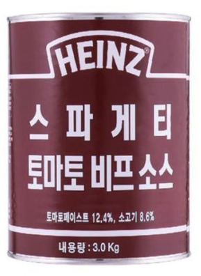 하인즈 비프스파게티소스 3kg
