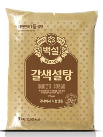 백설 갈색설탕 3kg