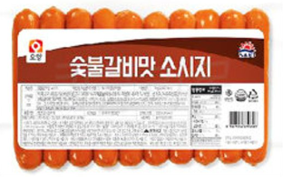 사조 숯불구이맛 소시지 1kg