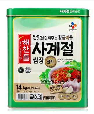 해찬들 사계절쌈장 14kg