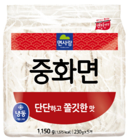 면사랑 냉동중화면 (230g x 5개 1봉)