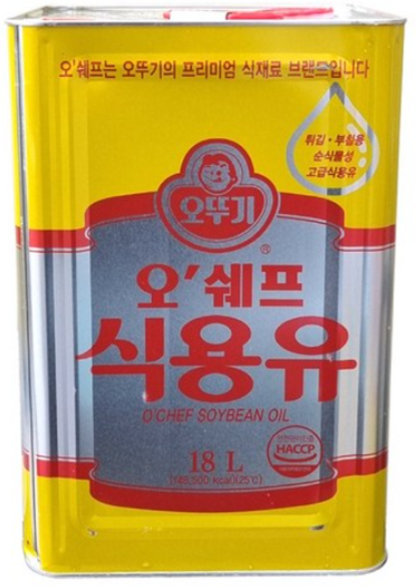 오쉐프 식용유 18L