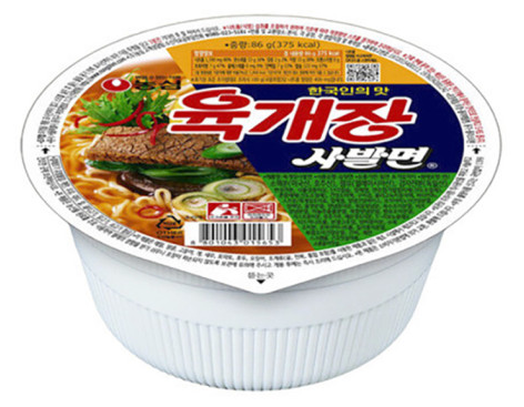 육개장 사발면 86g 박스