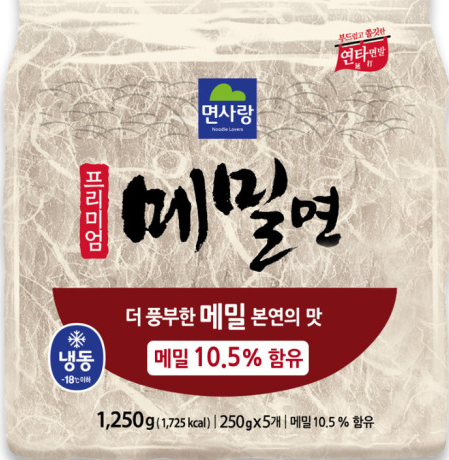 면사랑 냉동메밀면 (250g x 5개 1봉)