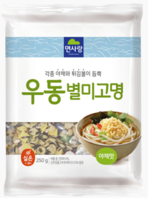 우동별미고명(야채맛)500g