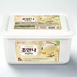 롯데 조안나 아이스크림(바닐라) 5L