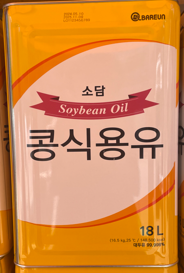 소담 식용유 18L
